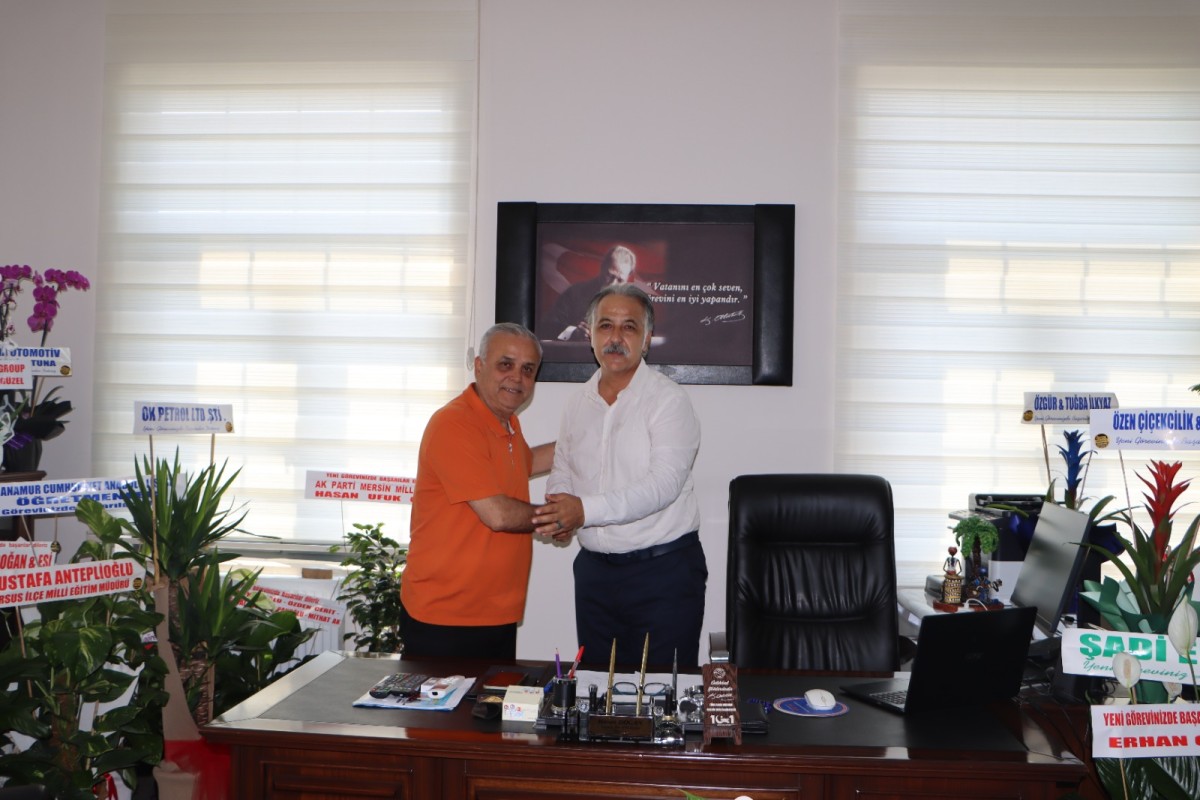 Ak Parti Mersin Milletvekili Çakır’dan ilçe Milli Eğitim Müdürü Doğan’a Ziyaret..